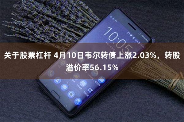 关于股票杠杆 4月10日韦尔转债上涨2.03%，转股溢价率56.15%